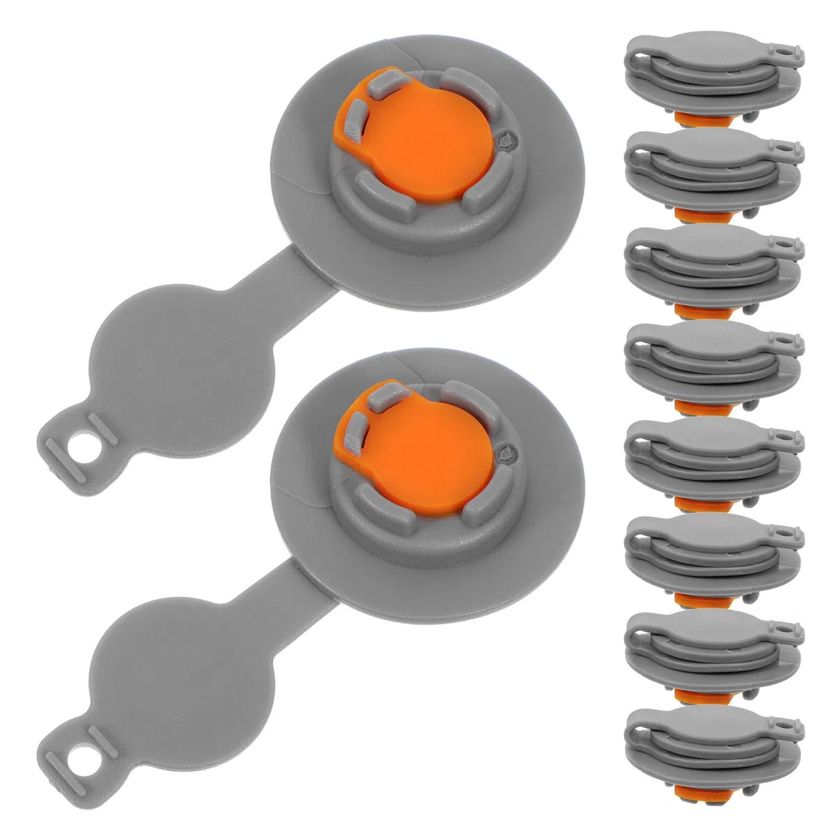 STOBAZA 10 Stück Aufblasbares Ventil für Luftkissen mit TPU-Material Auslaufsichere Luftventil-Technologie Leicht für Camping und Reisen