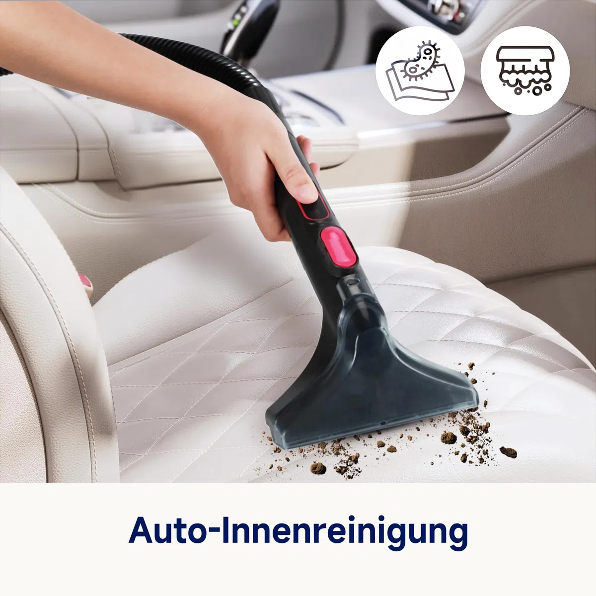WECLEAN Profi Polsterreiniger & Teppichreiniger 1000ml für Sofa, Teppich, Autositze, uvm.Geeignet für WECLEAN C2 & C3 Waschsauger, Nasssauger