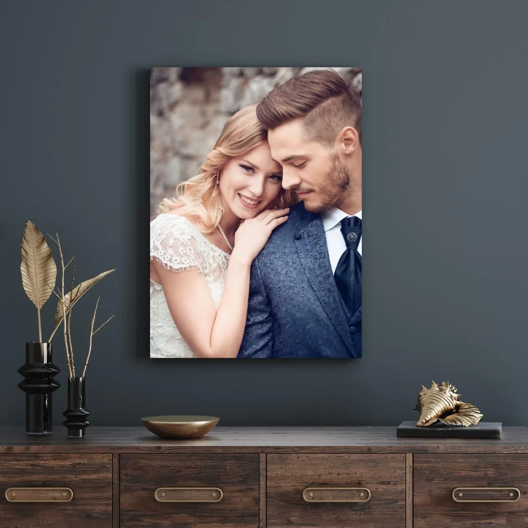 GP TONER Ihr FOTO auf Leinwand Personalisierte Foto Ihr eigenes Bild auf Leinwand mit Holzrahmen Kunstdruck Bild Foto 30x40 cm