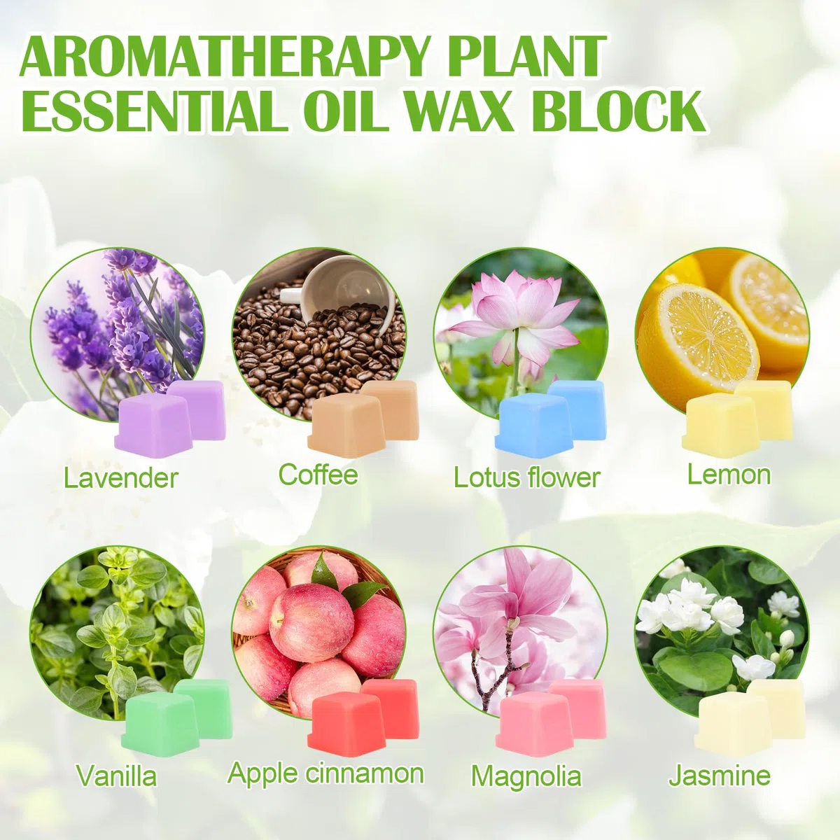 Duftwachs für Duftlampe 8 Düfte Duftwachs Wax Melts Sojawachs Scentsy Duftwachs, Duftlampe Wachs für Hochzeiten, Geburtstag, Valentinstag, Weihnachten