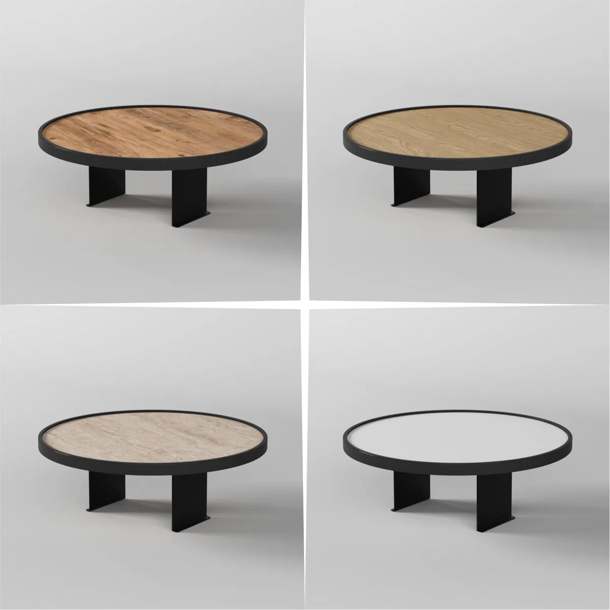 Sofatablett Armlehne, Couch-Tablett, Einstellbarer Sofa-Tablett, Getränkehalter, spezielles Design stoßfeste Umrandung, Sitzgarnitur Ablage, Durchmesser ⌀ 34 cm, Holz-Optik, Comfy