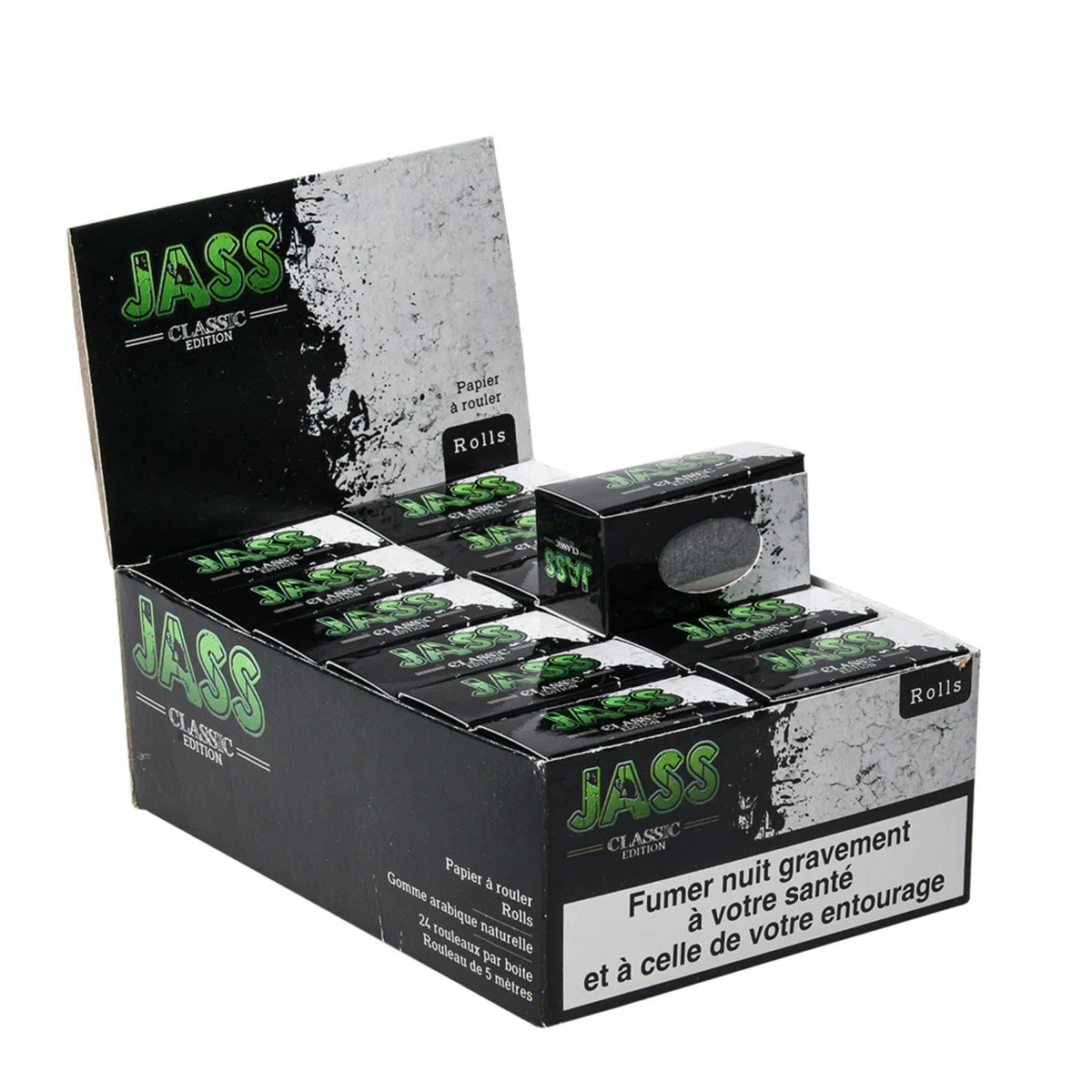 Jass Premium Slim Papier à Rouler X24 Rouleaux 45 mm