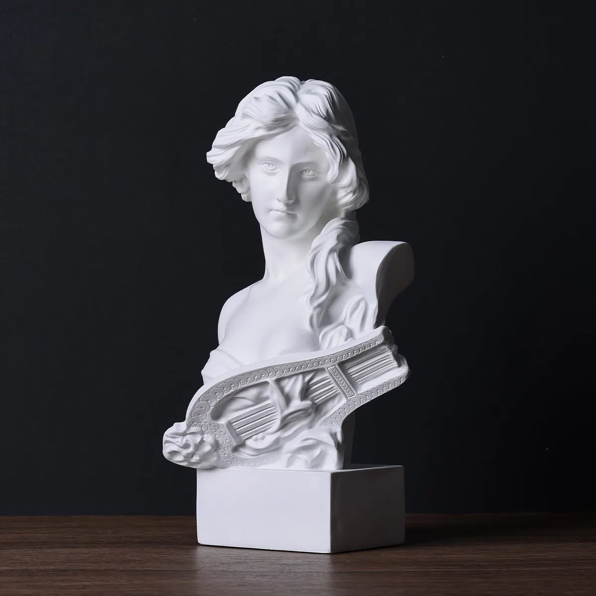LCCCK 15.2 cm H Weiß Aphrodite Statue Skulptur, Harz Griechische Mythologie Büste Statue, für Kokette Raumdekoration, Dark Academia Raumdekoration, Bücherregale, Partition, Couchtisch Mittelstück