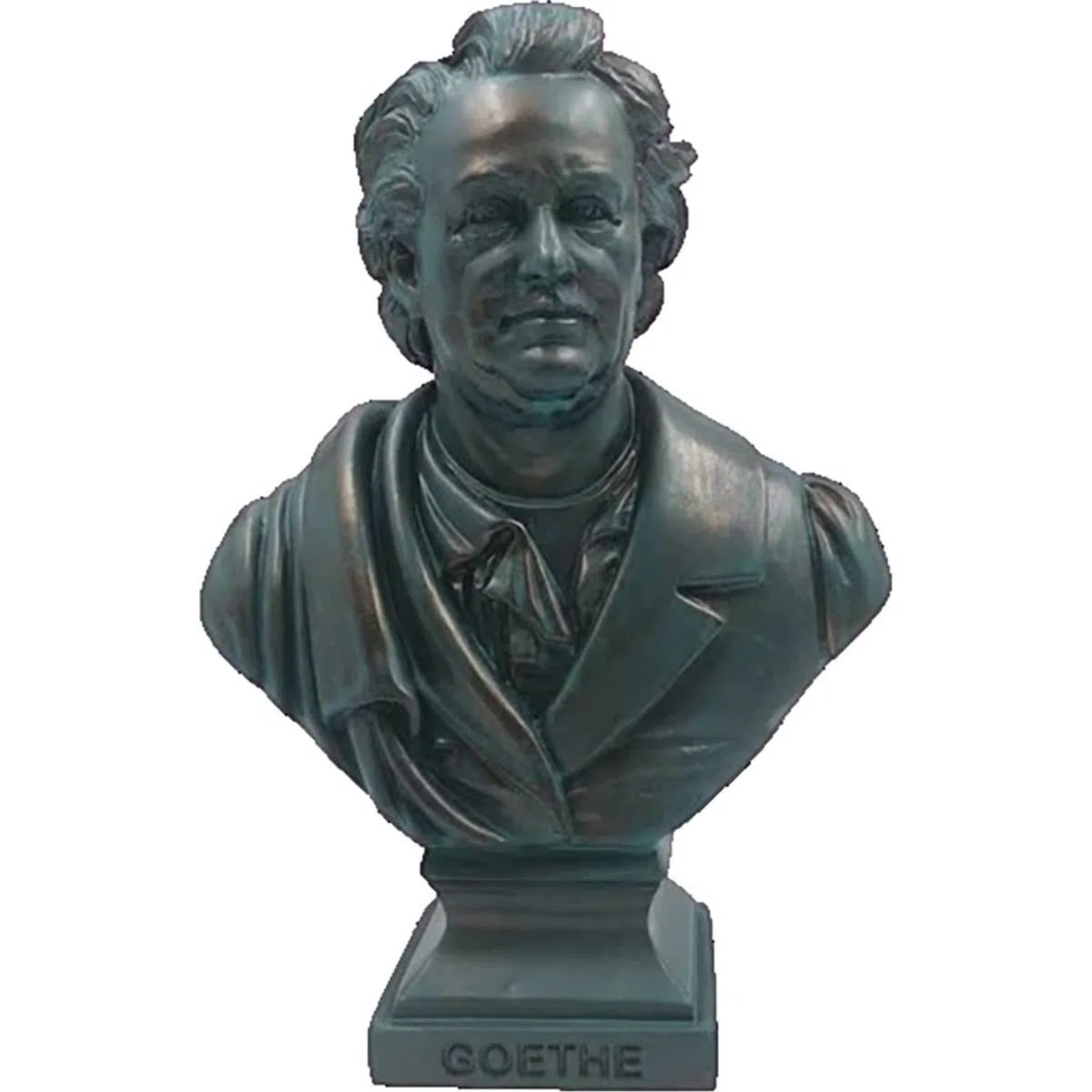 Kleine Bronze Büste Johann Wolfgang Goethe