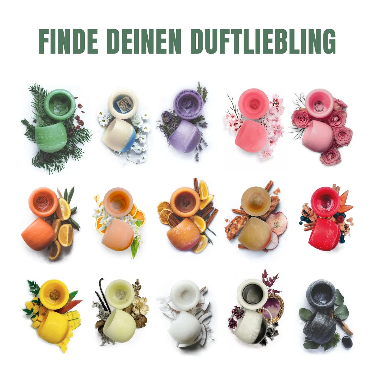Frostbeere Raumduft - Candiles Duftwachs | Mehrere Monate Duft ohne Flamme - Sanft & Sicher für Kinder & Haustiere. Verspielter Früchteduft für Wohnzimmer, Bad und Küche.
