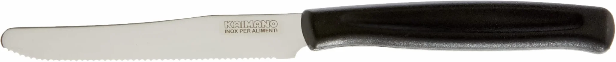 Kaimano Dinamik Tischmesser, Edelstahl, Schwarz, 28 x 10 x 2 cm, 6 Einheiten