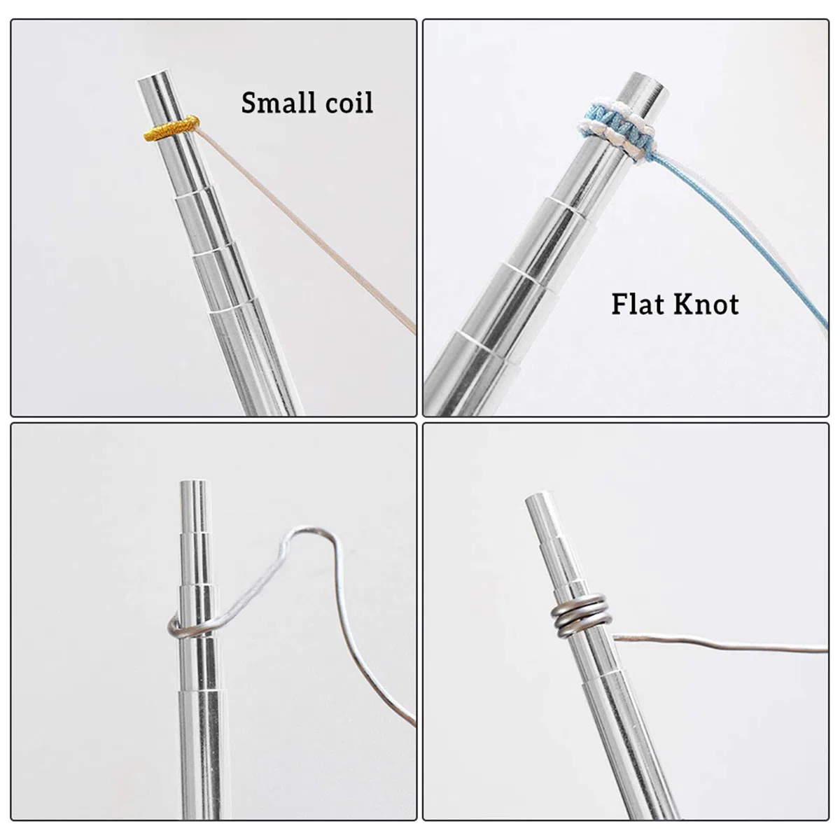 BENECREAT Wire Looping Tool Set mit 2 teiligem Wire Looping Dorn und 1 teiliger 6 in 1 Bail Making Zange für Schmuckdrahtwickel und Biegering