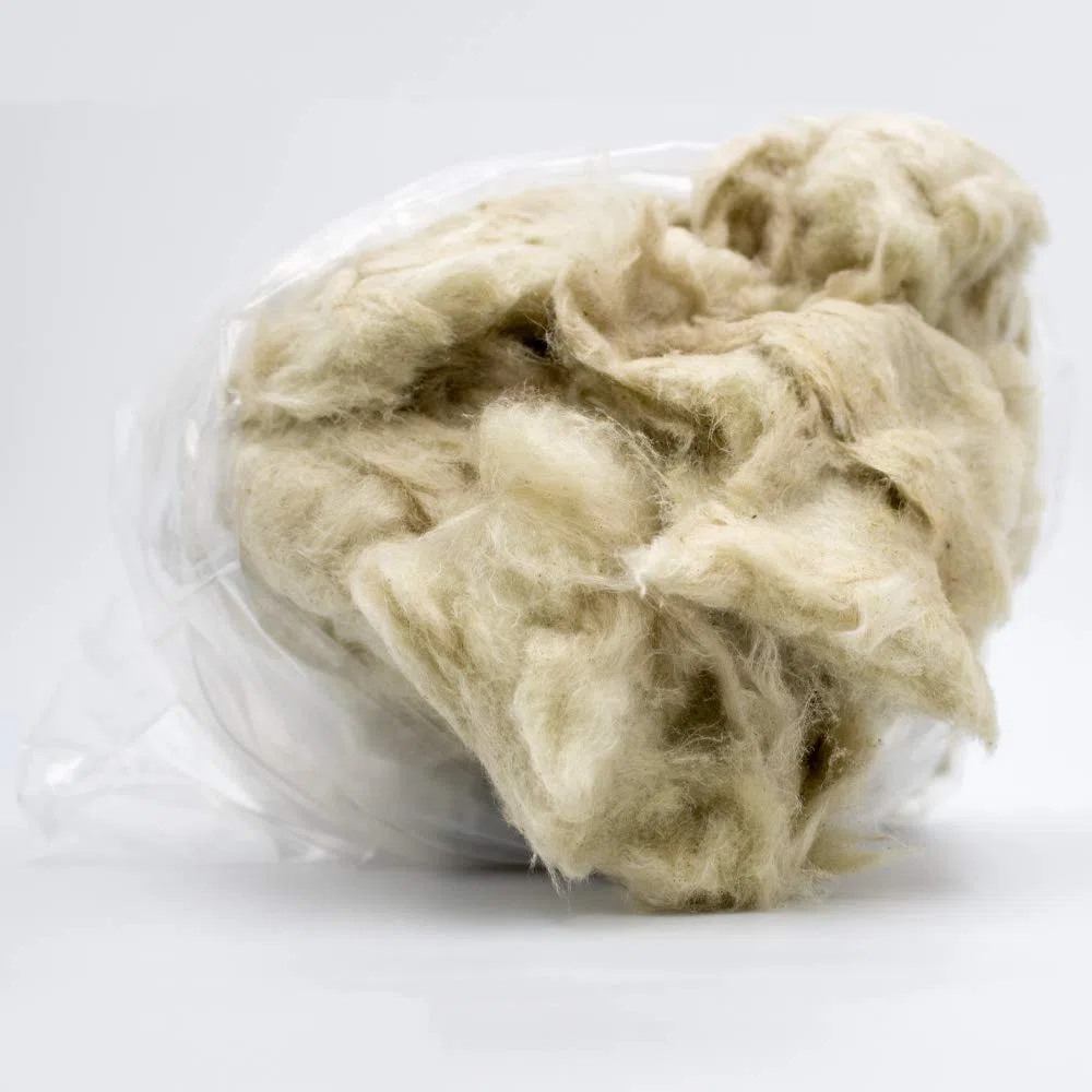 Pro Lose Wolle lose gebundene imprägnierte Stopfwolle als versch. kg Sackware, Inhalt in KG:1 KG