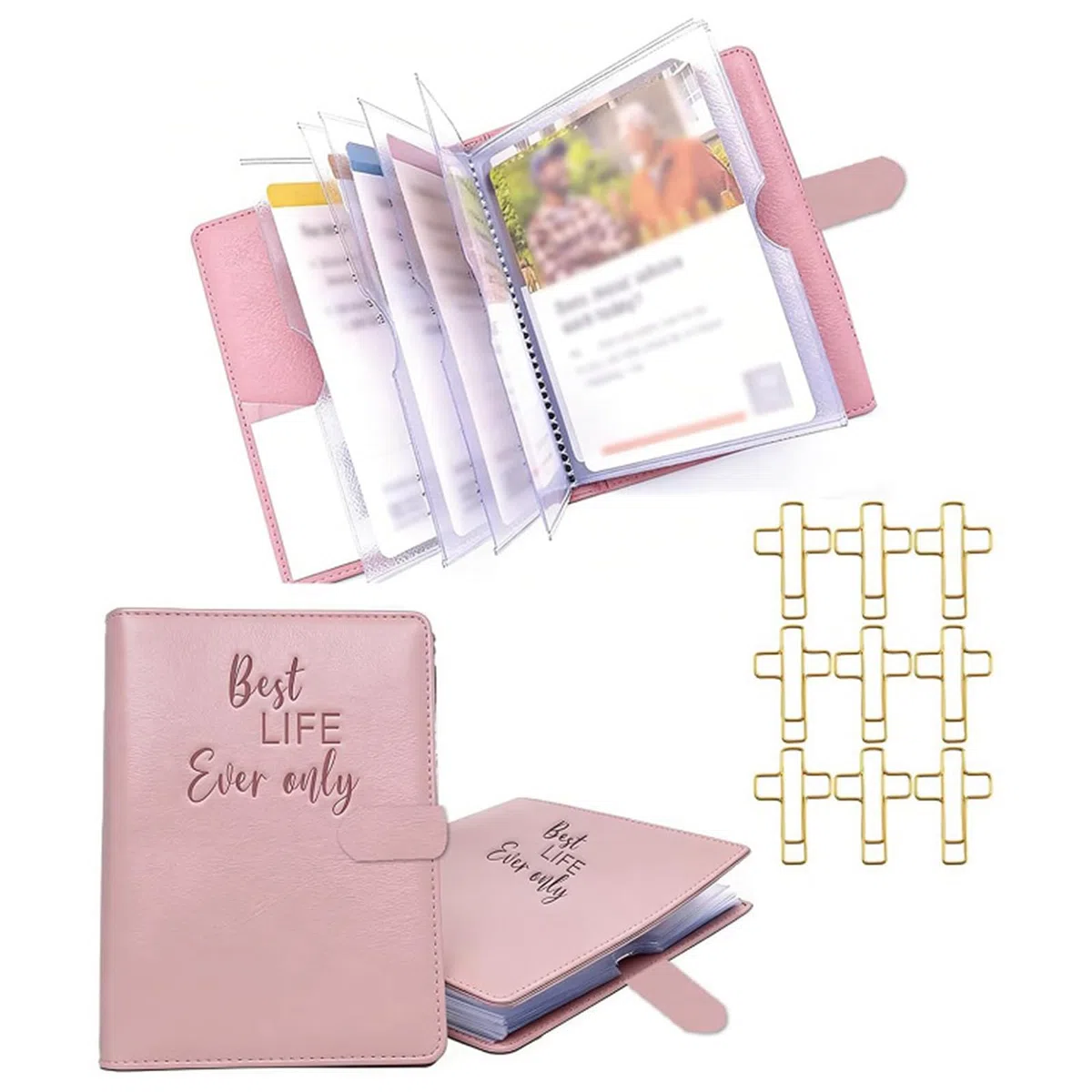 Trakt-Halter Mini-Felddienst-Organizer, Tragbarer religiöser Trakt-Organizer for Zeugen Jehovas, Pioniere & Dienstmaterialien, Magnetverschluss for Jehovas Zeugen Trakt-Halter