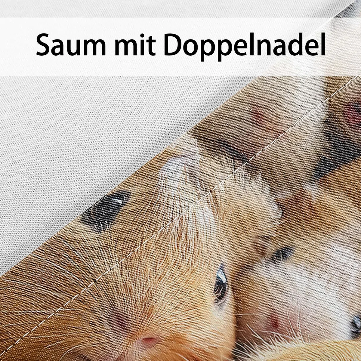 HommomH Kaninchen Motiv Bettwäsche Maße 135x200 cm Microfaser 2 teiliges Set enthält 1 Bettbezug und 1 Kissenbezug 80x80 cm für stylische Einzelbetten