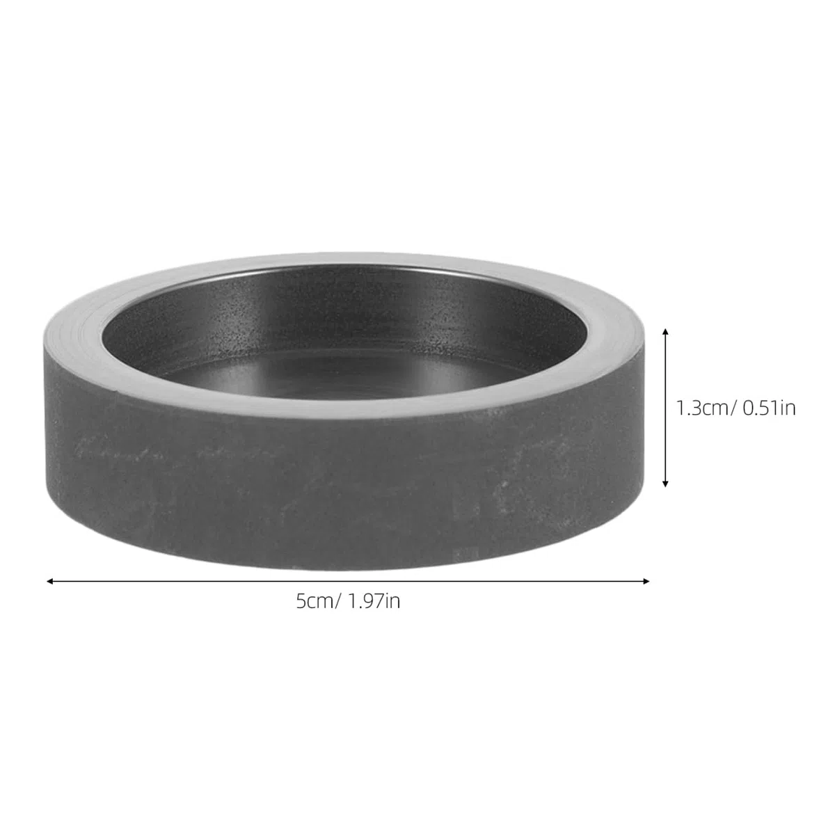 Gatuida Graphit Hochreiner Barrenform: Schmelztiegel Metall Barrenform Rounde Gussformen zum Schmelzen Graphitformen Metallguss Graphittiegel für Labor Gussformen