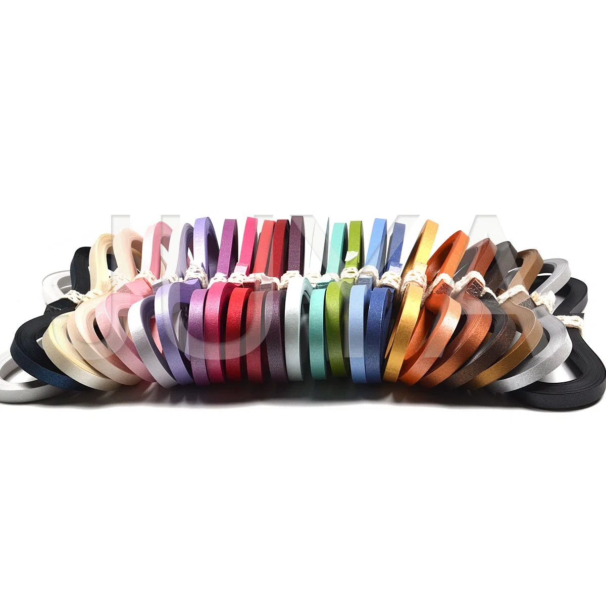 JUYA Metallisch Papier Quilling Set 2/3/5/7/10 mm Breite verfügbar (24 Farben, Breite 2mm)