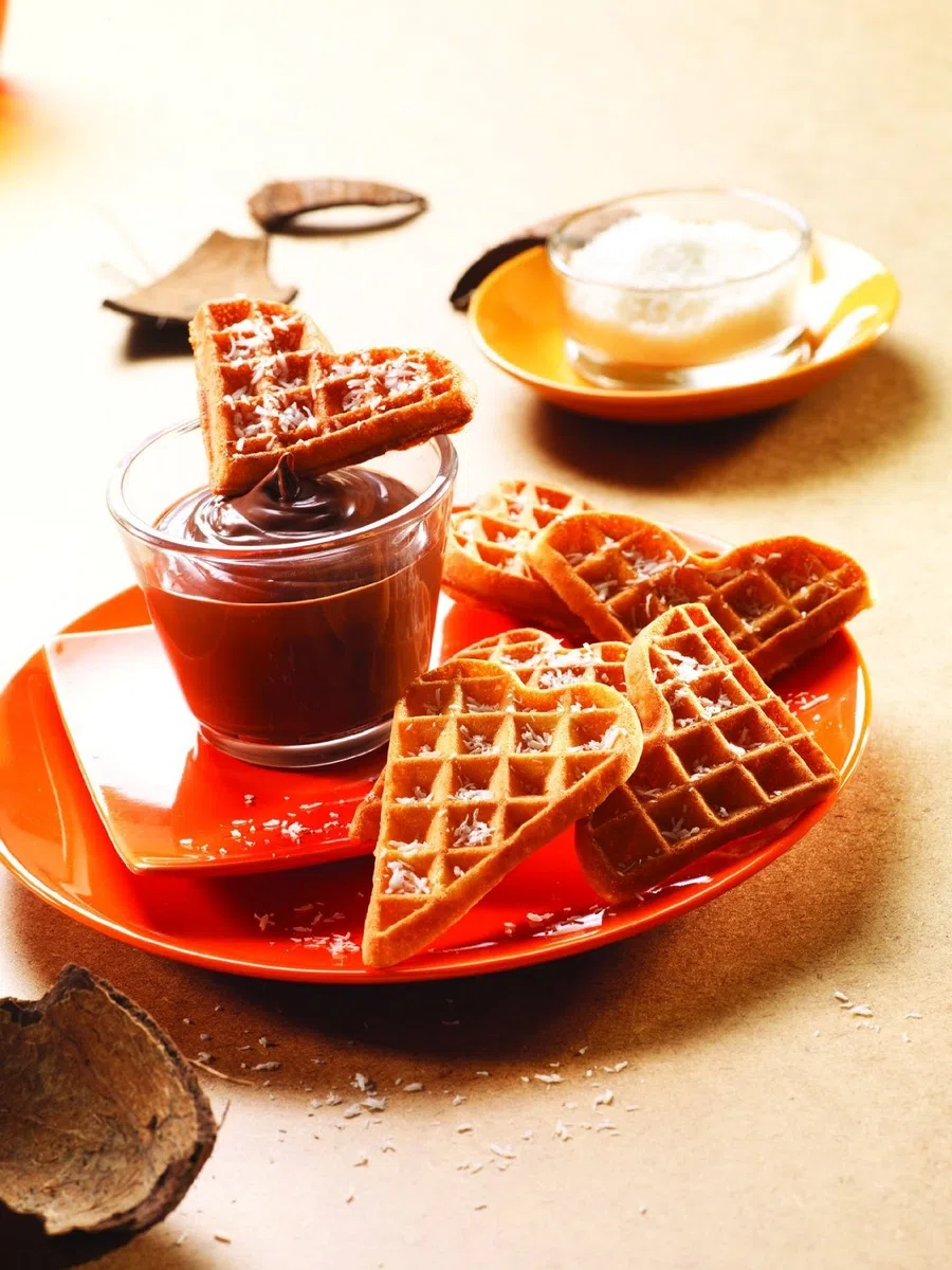Tefal Platte Herzwaffeln Backform Nummer 6, passend für Tefal Snack Collection SW85XX, inklusive Rezeptbuch, praktische Aufbewahrungs-Box, spülmaschinengeeignet, schwarz, XA8006