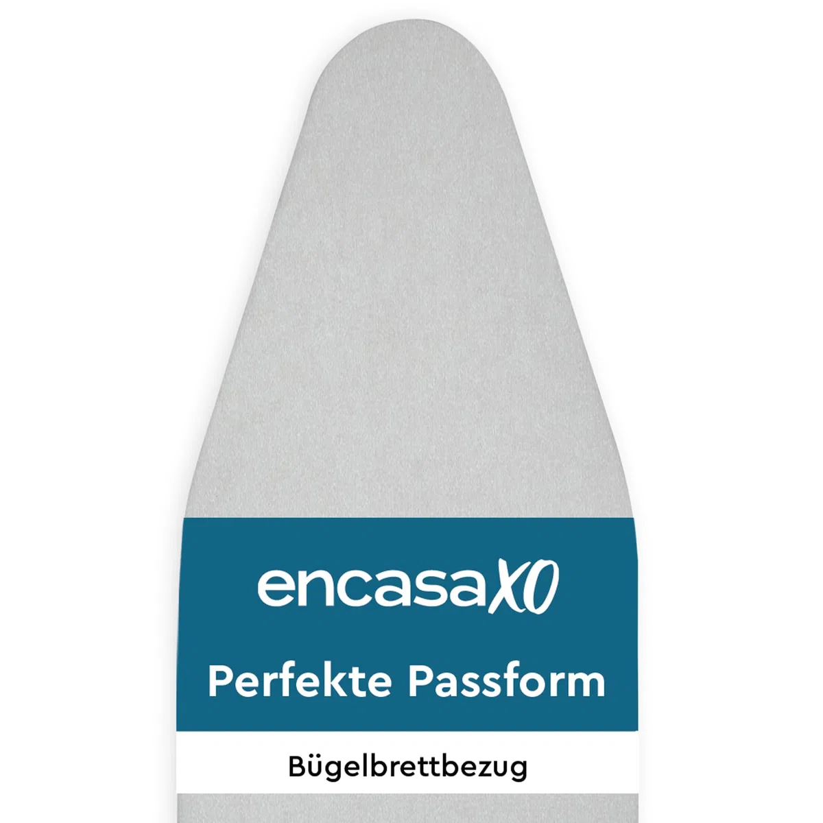 Encasa XO Reflektierender Metallisierte Silikon bügelbrettbezug, 112x34 cm Zoll Mit Dickem Schaumstoff Und Filzauflage, Beständig Gegen Anbrennen Und Flecken, Verkürzt Die Bügelzei