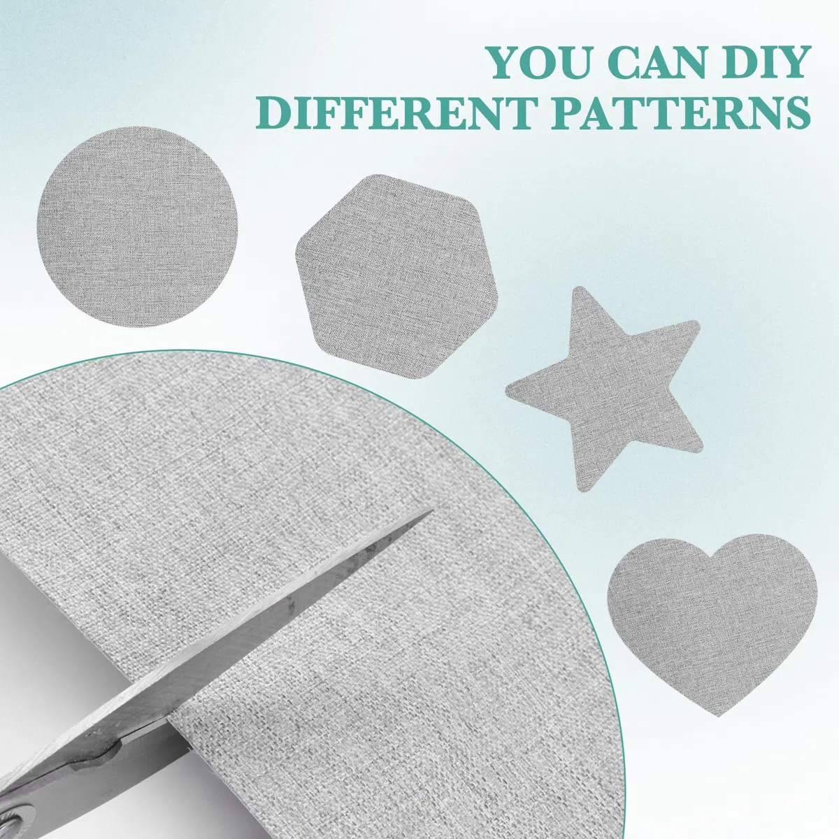 Stoffflicken selbstklebend，Leinen Reparatur Patches 30cm x2m Flicken selbstklebend Stoff - Reparaturflicken für Möbel, Sofa, Autositze, Bürostuhl und Polster