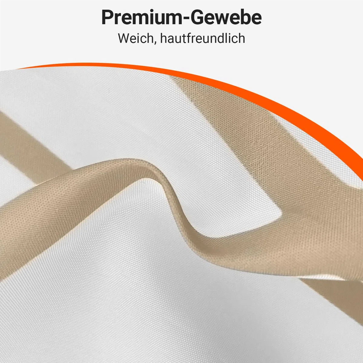 Lerores Duschvorhang 180x200 cm Beige Geometrische Kurve, Beschwerter Saum Antischimmel, Wasserabweisend, Waschbar Polyester Badevorhänge mit 12 Ösen und Duschvorhangringen für Badezimmer, Badewanne