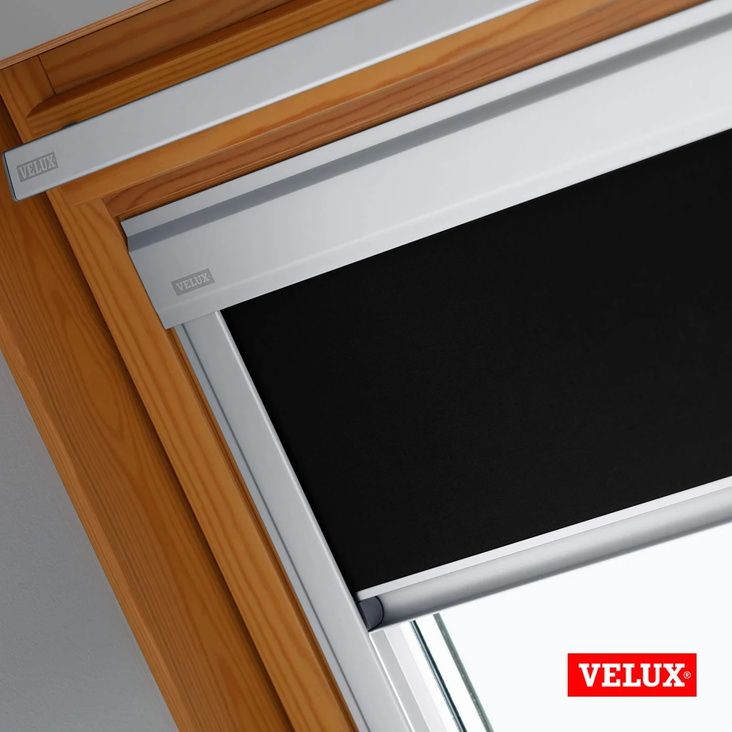 VELUX Original Dachfenster Verdunkelungsrollo Classic, Grau, für M06
