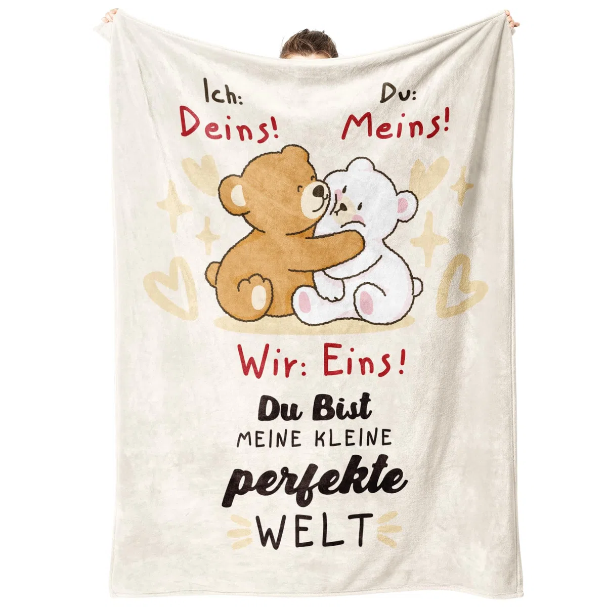Geschenk für Sie ihn, Geschenk für Paar- Kuscheldecke, Ich Liebe Dich Geschenke, Hochzeitstag Geschenk für Frauen Ehefrau, Valentinstagsgeschenk für Ihn Sie