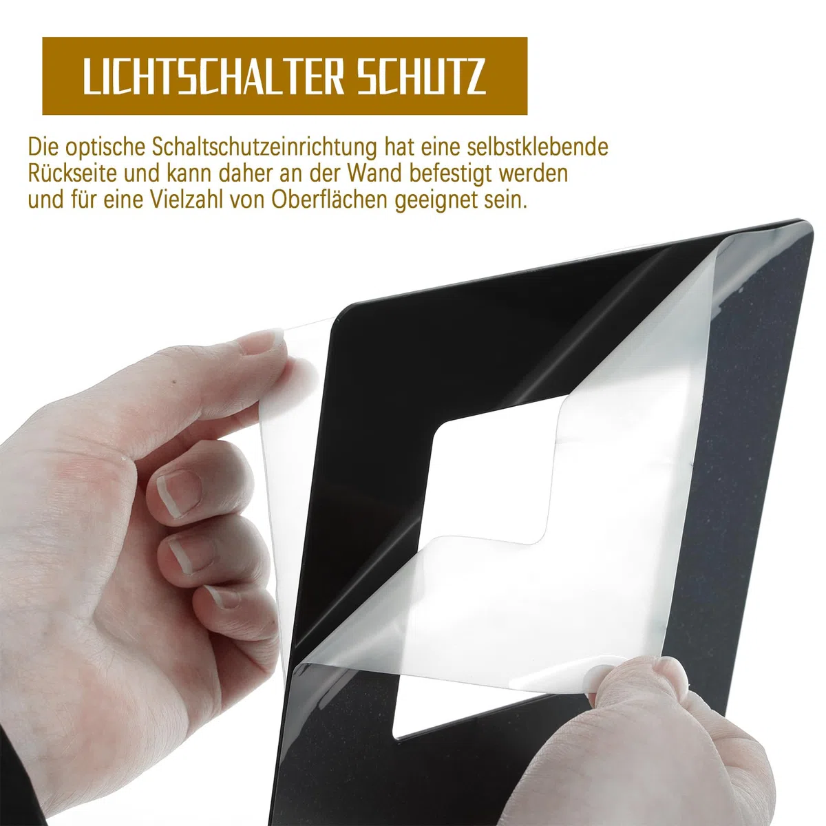 24 Stück Lichtschalter Schutz (1,5mm Extra Dickes Acryl) - Schwarzer Wandschutz gegen Fingerabdrücke, Tapetenschutz für Standard Steckdosen (18x Einfach + 6x Zweifach) - Waschbare Steckdosenblende