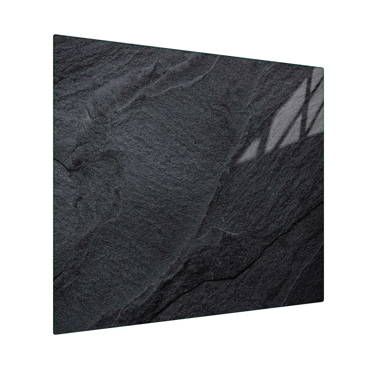 SFArt Herdabdeckung Glas 1 Teilig 60x52 – Gehärtetes Glas Schneidebrett & Ceranfeld Abdeckplatte – Hygienisch & Rutschfest – Schutz für Induktion, Ceran Obsidian