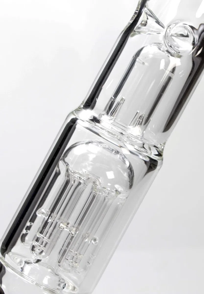 SF Blaze Glass Zylinder Ice Bong BiStabil 6-Arm Perkolator 50 cm (H: 500 mm; Ø: 50 mm)