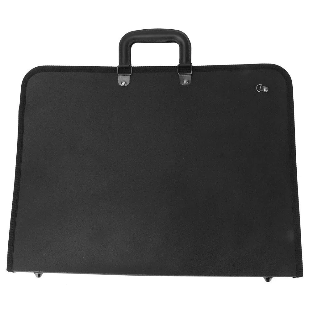 Tbest PVC Langable Malting Board-Tasche für A3 Zeichnung Skizzenbrettlagerung, Reißfeste Dokument Carry Case für Künstler, Schwarz