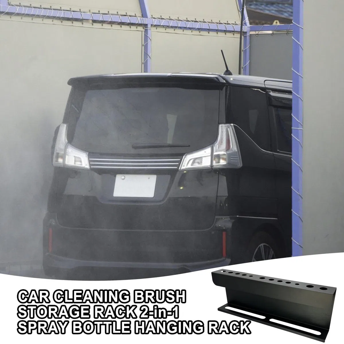 Aufhänger für automatische Reinigungswerkzeuge - Sprühflaschenregal, Reinigungsbürsten-Organizer,Detaillierungswerkzeuge, Zubehör für Wohnzimmer, Garage, Garten, Autowaschanlage, Werkzeugraum