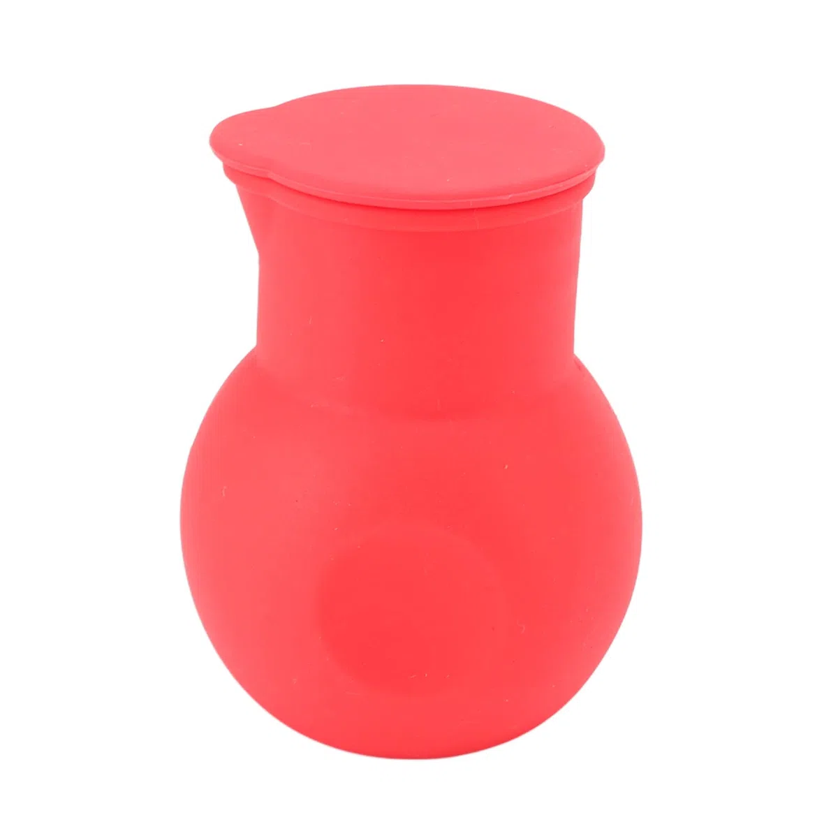 Generic Silikon-Schokoladenschmelztopf, Flexibler Mini-Schokoladen-Heiztopf Zum Backen in der Küche, für Popcorn- und Pfannkuchenliebhaber, Rot, Grün (2 Stück)