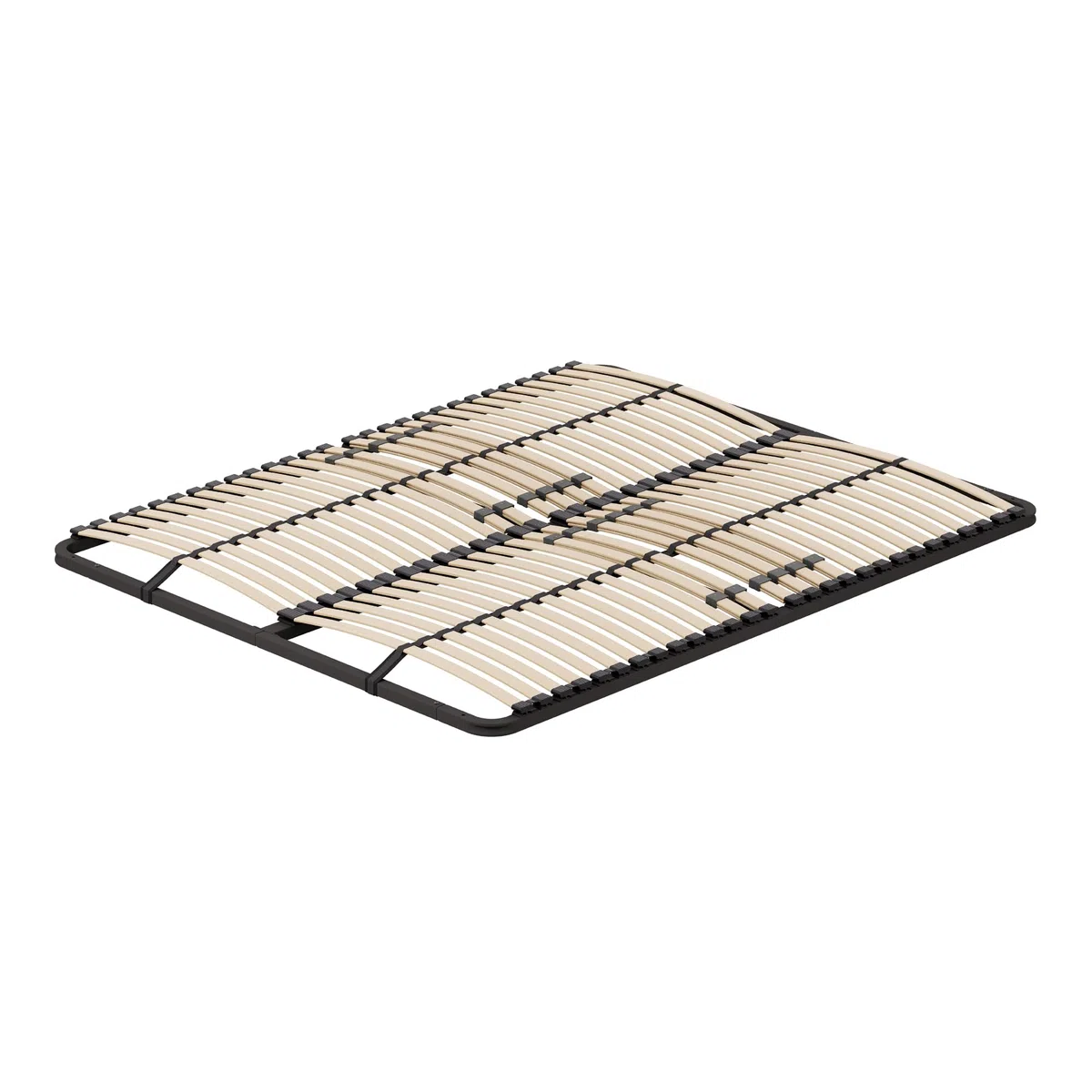 i-flair Grace Lattenrost 180x200 cm, extra stabil, Metallrahmen, 56 Schichtholz-Federleisten, 12-Fach Härtegradverstellung, Mittelgurt & Mittelzone, hohe Belastbarkeit bis 300 kg – EN 1725 geprüft