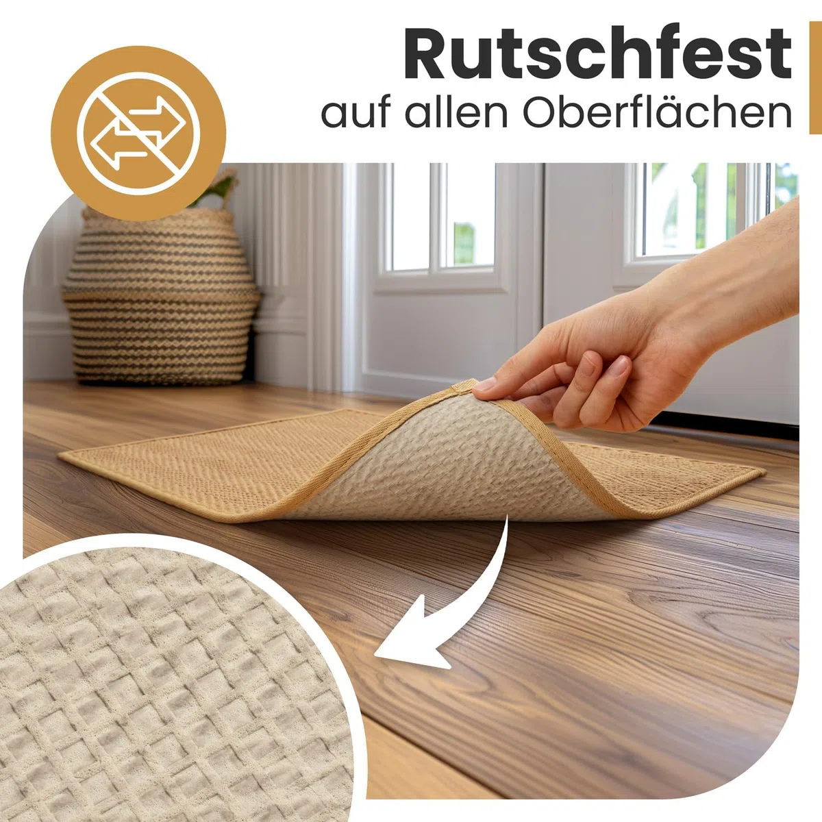 Bodenständig Premium Fußmatte - 100% Wetterfest - EIN echter Blickfänger. Fussmatte Aussenbereich wetterfest - Türmatte Fussmatte aussen & Fussabtreter aussen & Fußmatte Outdoor