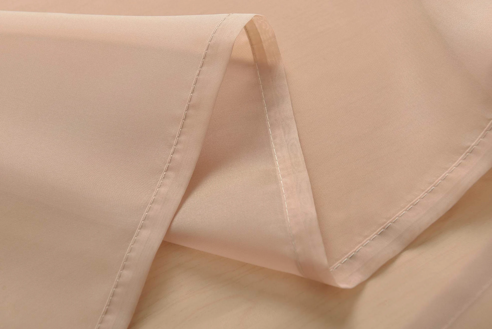 Gardinenbox 2er-Pack Ösen Gardinen Transparent Vorhang Set Wohnzimmer Voile Ösenvorhang Bleibandabschluß HxB 225x140 cm Sand, 203322