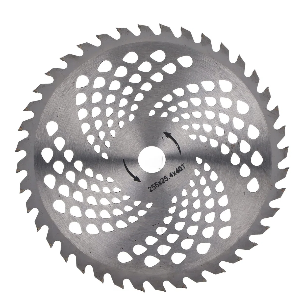 Freischneider-Sägeblatt, 40 Zähne, Hartmetallspitze, Freischneider-Trimmerblätter, Rasenmäher, Grasschneider, Unkrautfresser, Gartenwerkzeug, Trennscheibe, 255 X 25,4 Mm