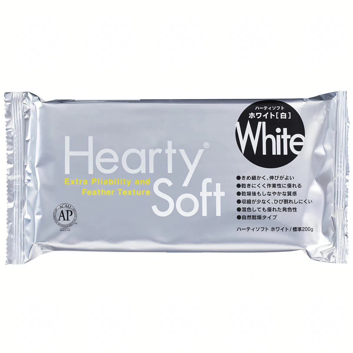 Padico Hearty Soft Clay 200g weiß