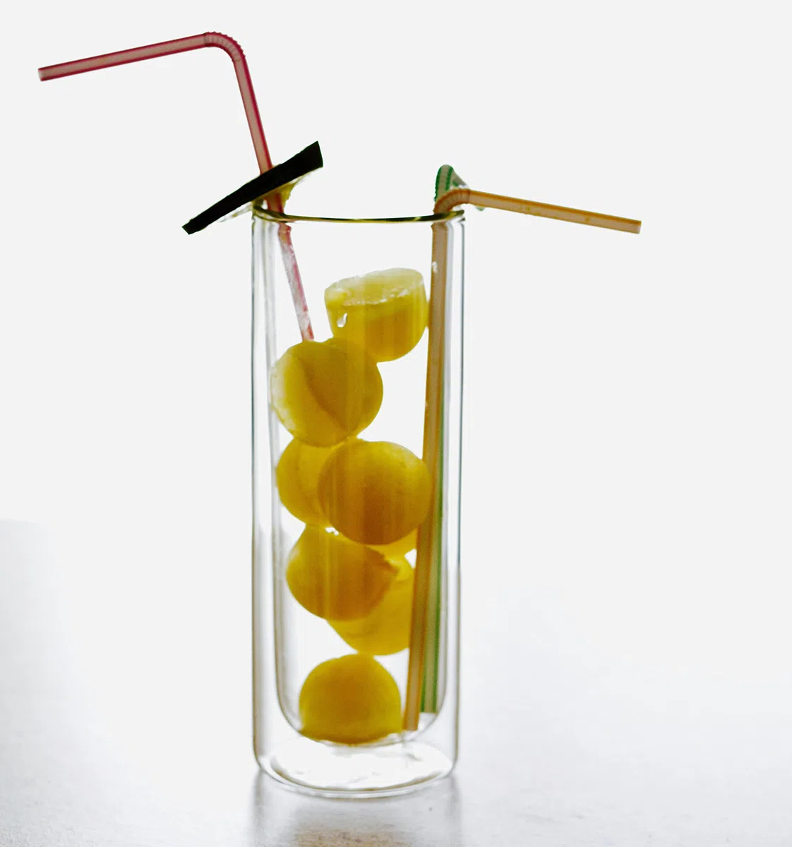 maxxo Doppelwandig Gläserset Mojito 4X 300 ml Thermogläser mit Schwebe-Effekt Hitze- und Kälte- beständig Isolierte Gläser Doppelwandiges Glas