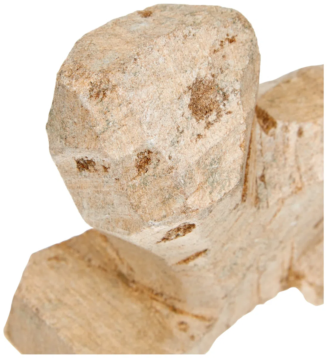 Honsell 79429 - Speckstein Rohling Katze liegend, vorgefertigte Figur aus Speckstein, ca. 10 cm groß, zum Bearbeiten mit Raspel und Feile, ideal auch für Kinder, Bunt (Packung mit 2)