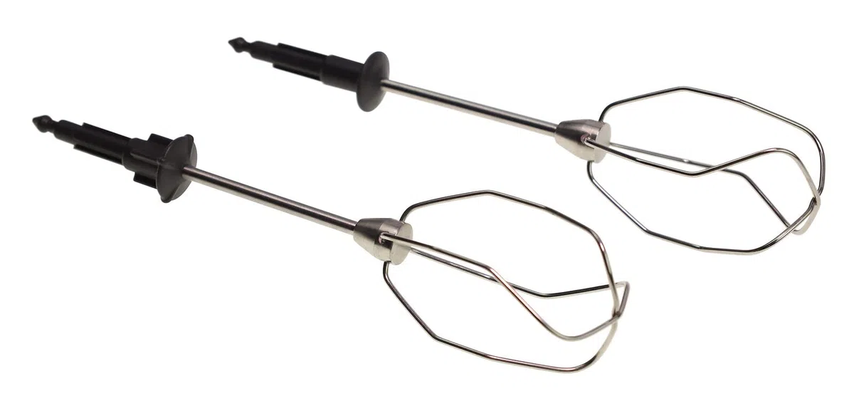 Rührbesen kompatibel mit/Ersatzteil für Bosch Siemens 00659778 Rührhaken grau für MFQ... MQ... Handmixer