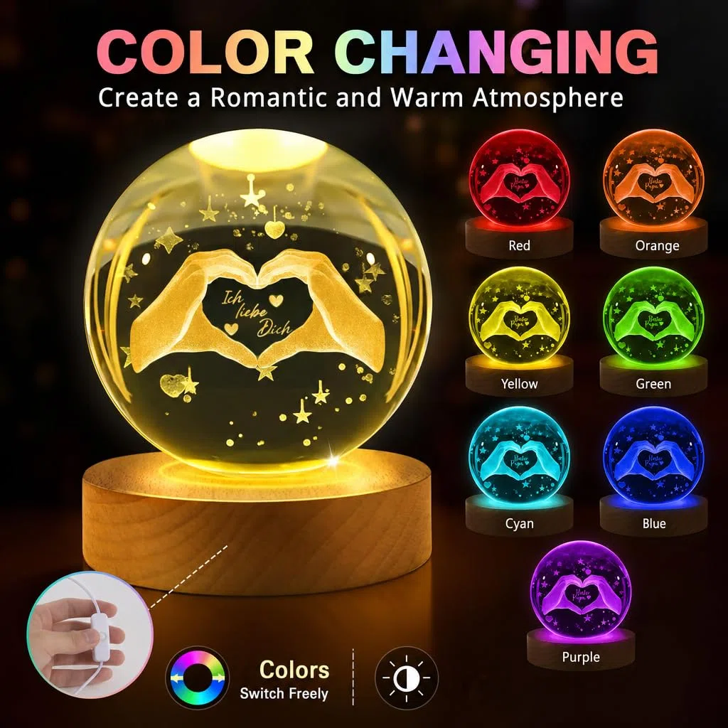 Jahrestag Geschenk für Ihn Sie,80mm Ich Liebe Dich Geschenke für Männer Frauen,Hochzeitsgeschenk Hochzeitsgeschenke für Brautpaar Valentinstagsgeschenk Jahrestag Geschenk Valentinstag Hochzeit für Sie