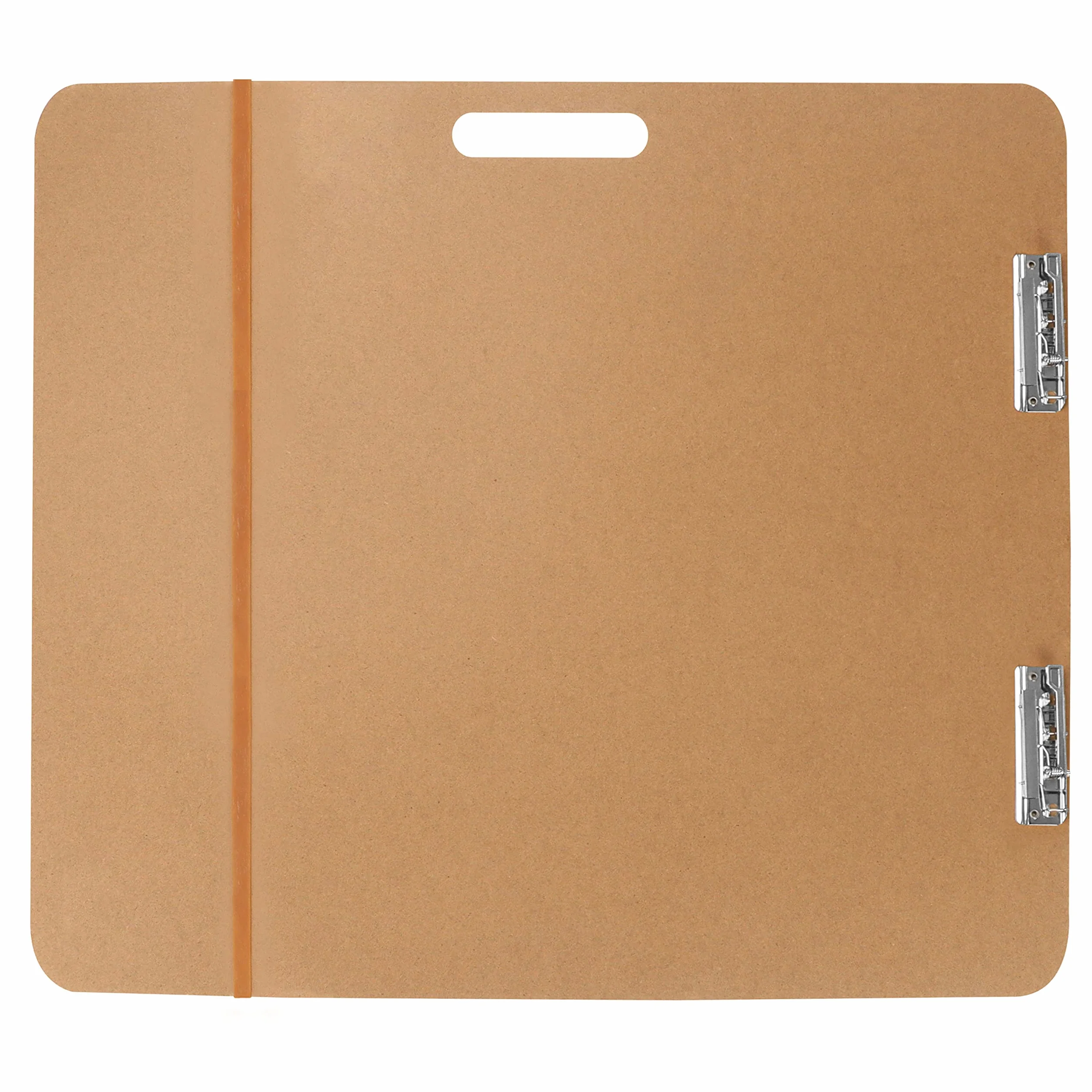 Kurtzy Großes Holz Klemmbrett für Künstler – 66 x 58,3 cm – Tragbare Klemmbrett Tafel mit Griff & Doppelclip – Klemm Brett zum Malen, Skizzieren & Zeichnen – Studio, Schule & Bürobedarf Klemmbrett