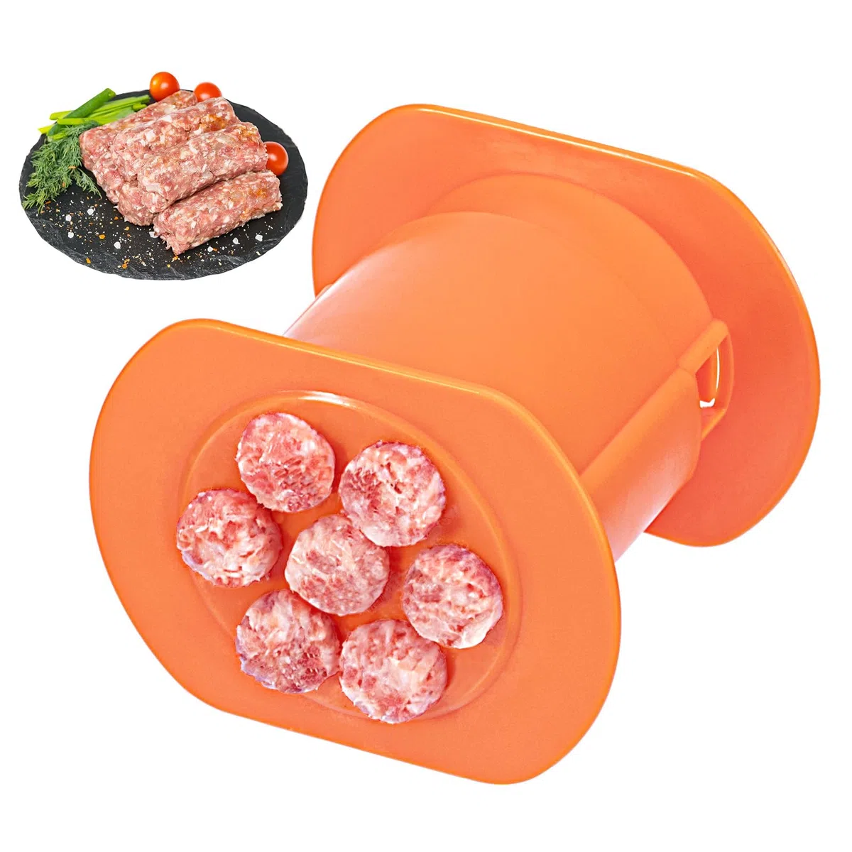 churros presse,hotdog maker set,hot dog maschine,Mit 7 Löchern für Burger/Kroketten/Gebäck