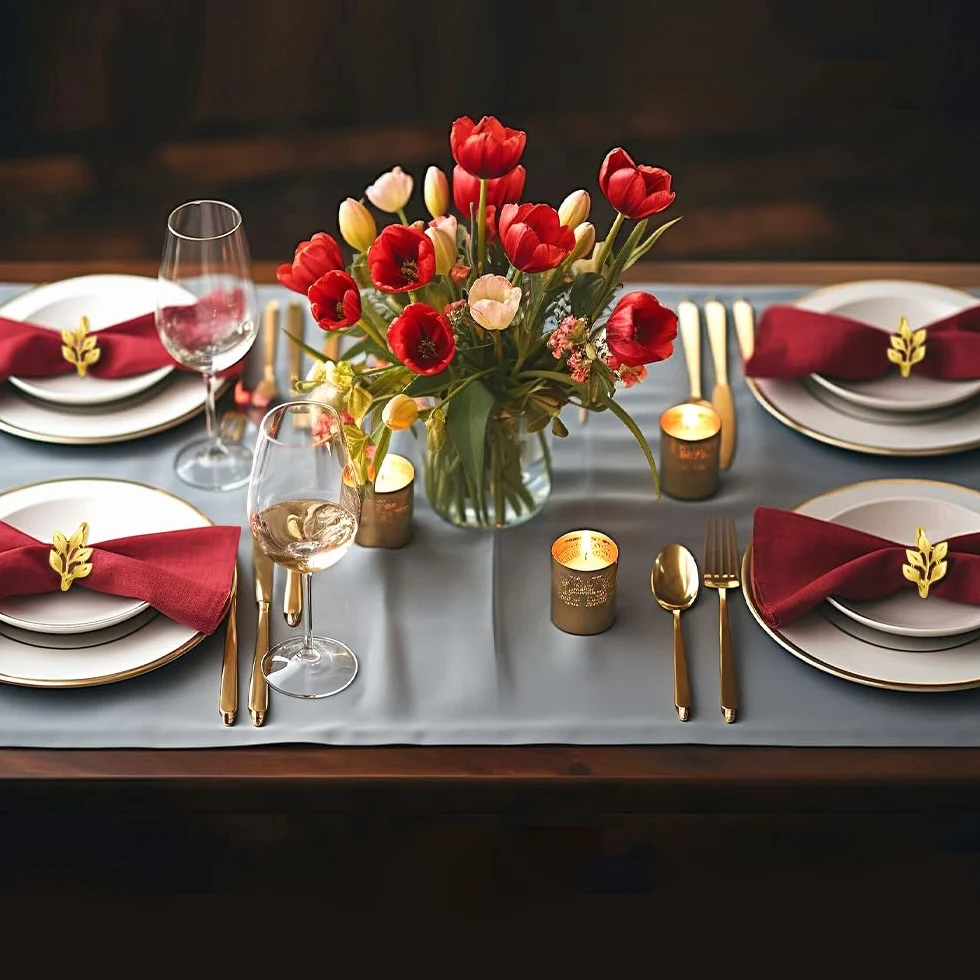 Blatt Serviettenringe Set, 30 Stück Metall Serviettenring Halter Schnallen für Tischdekorationen, Serviettenhalter für Stoffservietten Verzierung für Hochzeit Weihnachten Abendessen (Gold, 1.7in)