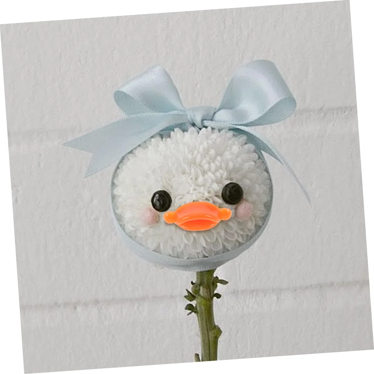 POPETPOP Selbstgemacht Entenmaul 50 Stück Kunststoff Entenschnäbel mit Gewindedesign und Lippenkante Orange Bastelset für Tierspielzeug Puppen und Entenaccessoires zum Selbermachen