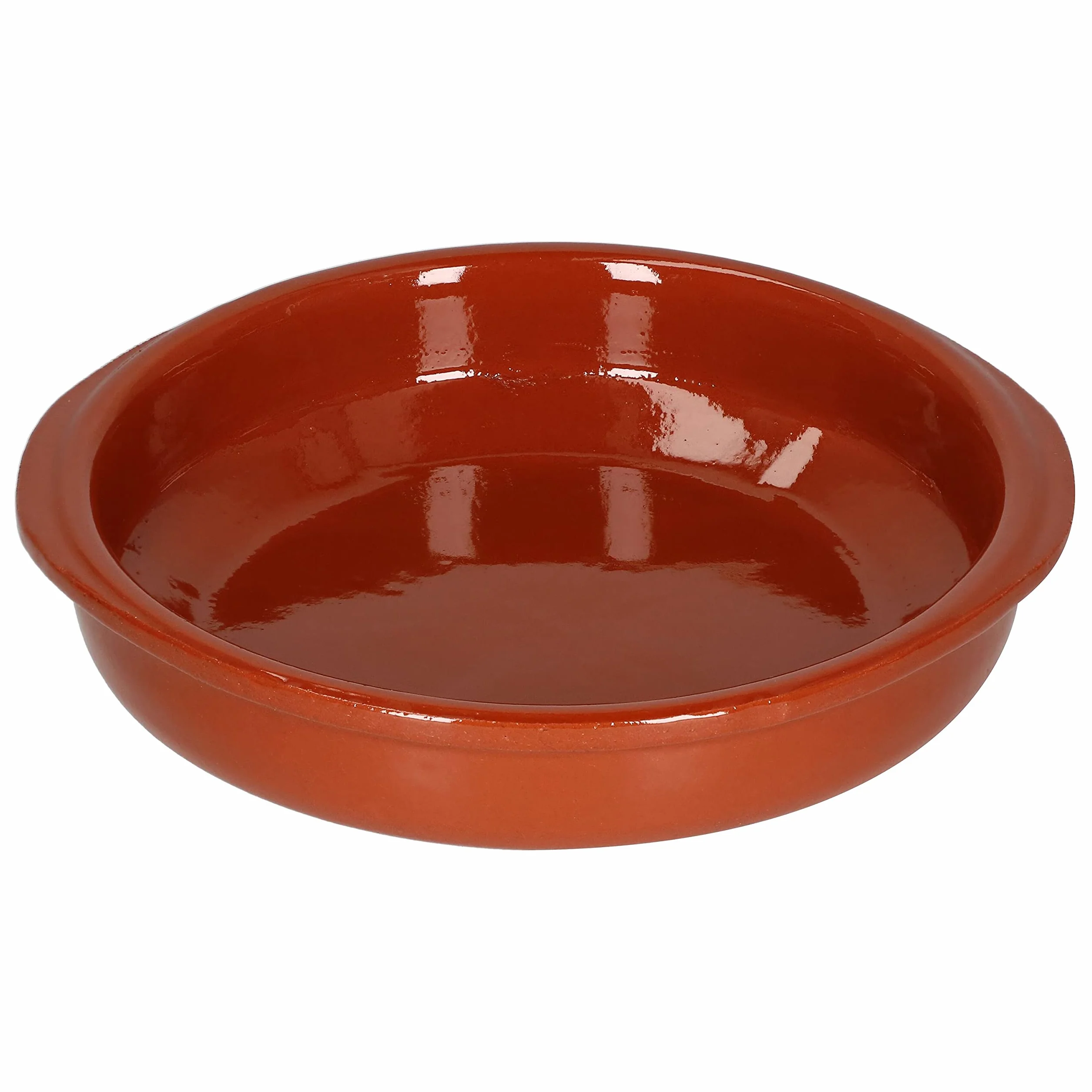 MamboCat Cazuela mit Griff 6er Set Schalen Bernd 300ml Auflaufform rund 16cm aus Ton glasiert Größe M I Ton hitzebeständig für Auflauf Tiramisu Fingerfood I Unikat Handarbeit Vintage I Mittelalter