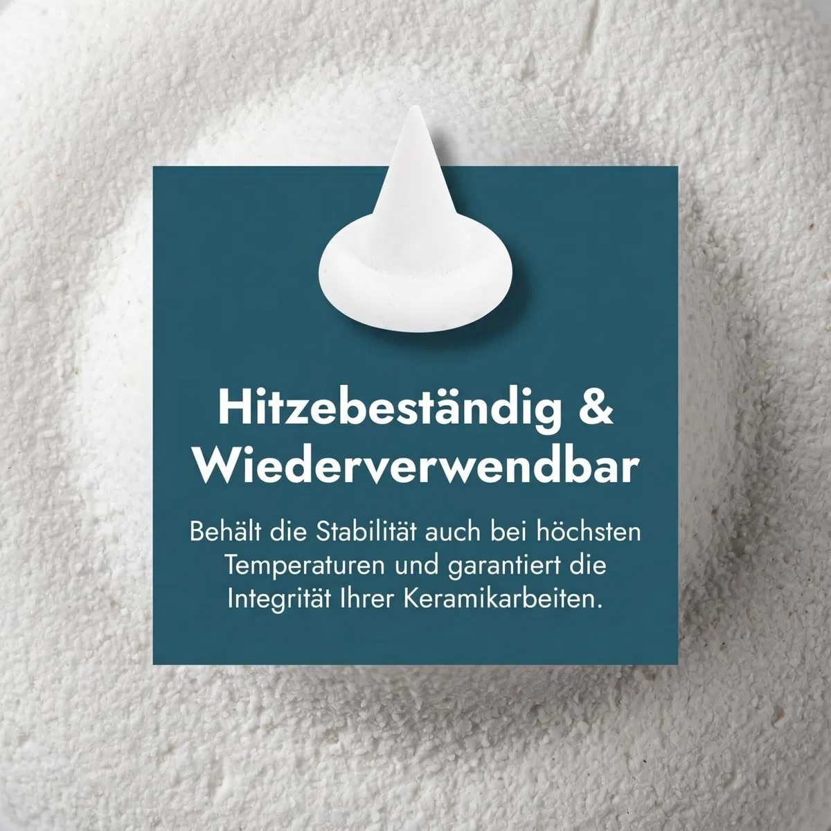 HOMSFOU 50 Stück Keramik Ofennägel Hitzebeständig und Wiederverwendbar Keramische Brennhilfen für Töpferbedarf Unterstützende Tonschmuckhalter für Gleichmäßiges Brennen und