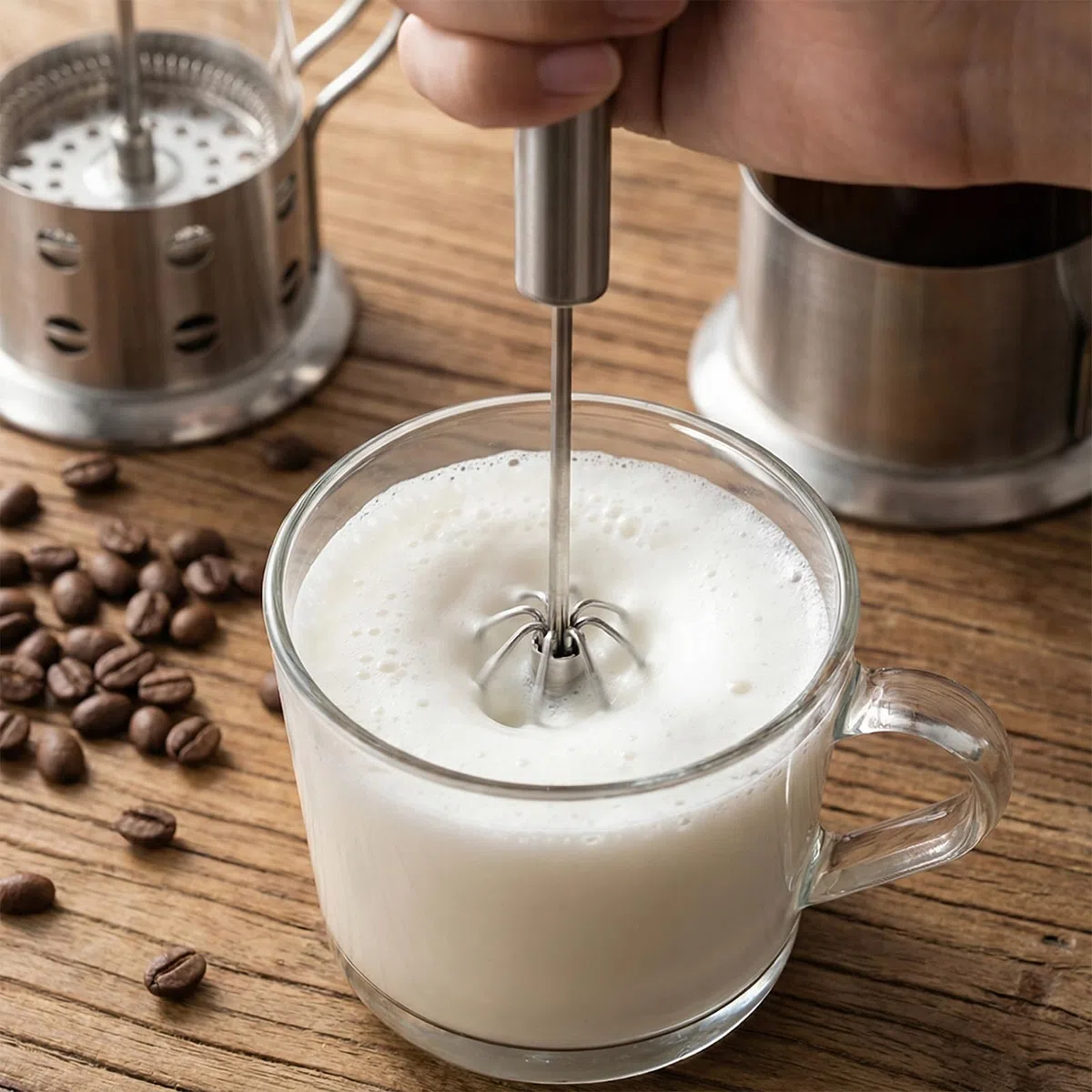 3 Stück Einfacher Automatischer Schneebesen, Halbautomatischer Schneebesen, Küchenmixer zum Schlagen, Rühren und Aufschäumen, 10+12+14 Zoll, Inklusive Eiertrenner