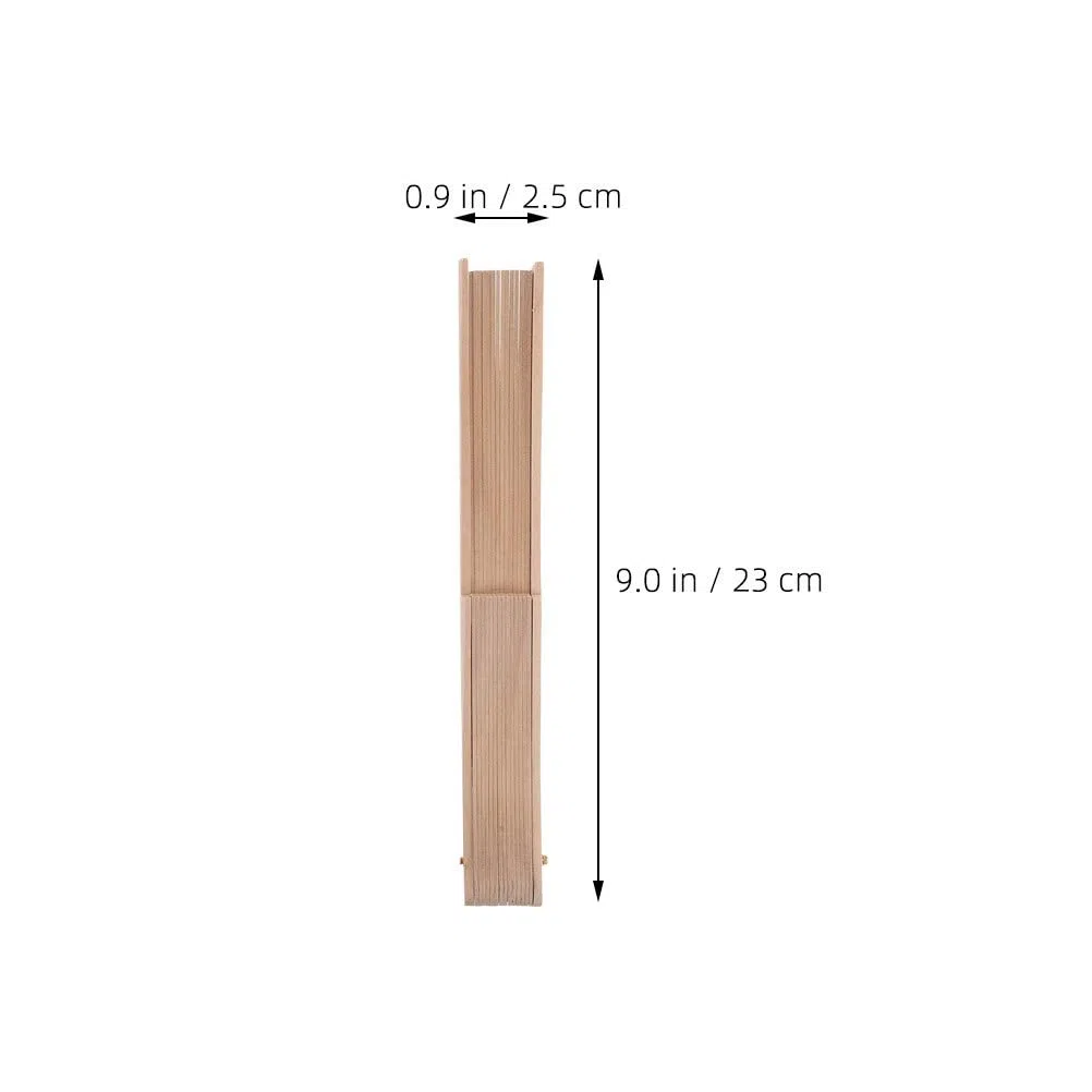 SOLUSTRE 2 Stück Selbstgemacht Handfächerrahmen 23cm 16 Fächerknochen Faltbar zur Verbesserung der Kreativität und Manuellen Fertigkeiten für Bastelprojekte