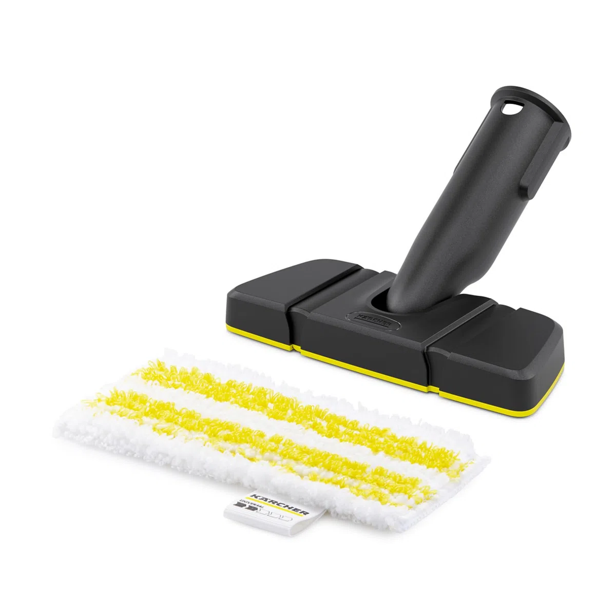 Kärcher Flexibles Handdüsenset mit flexibler Handdüse und passendem Feinstfasertuch für die effektive Reinigung gerader und gewölbter Flächen, Original-Zubehör für die Kärcher Dampfreiniger