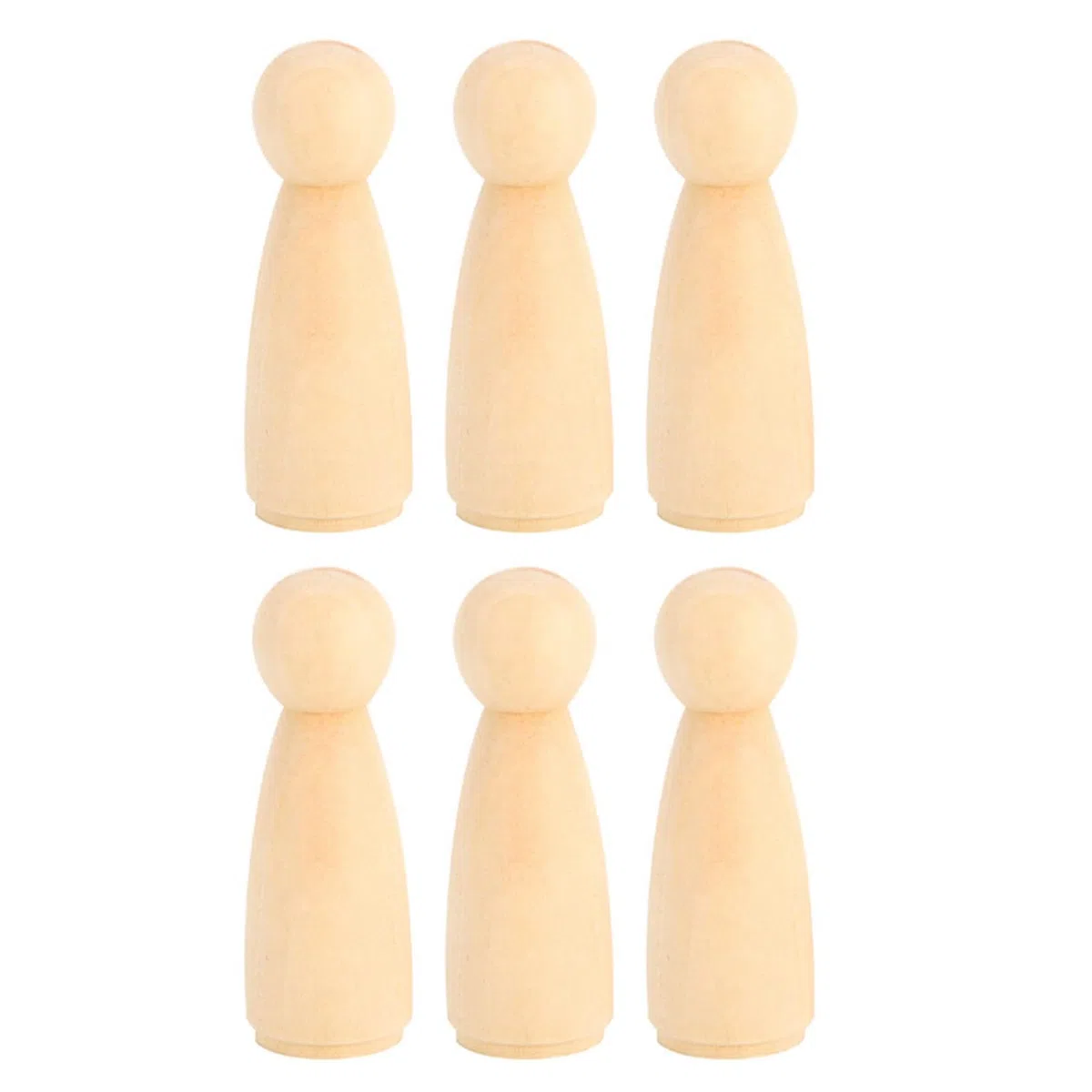 10 stücke 75mm Unvollendete Menschen Formen Holz Menschen Körper Engel Puppen Für DIY Malerei Figur Handwerk, Weiblich, Holz Peg Puppe Körper Malerei Puppe DIY Reparatur Werkzeuge & Kits Zubehör