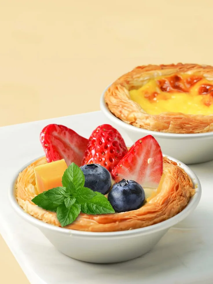 24 eloxierten Aluminium-Ei Tart Cupcake Kuchen Cookie Form Puddingform Backen Werkzeug