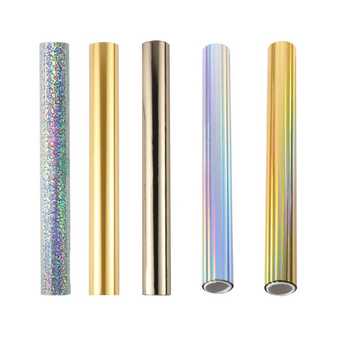 Glitzernde Heißfolie, metallische Vielfalt, schöne Diamantfarbe, 19 cm x 5 m, Faser-Rollen, Heißstempelfolie, Folie von Laserdrucke