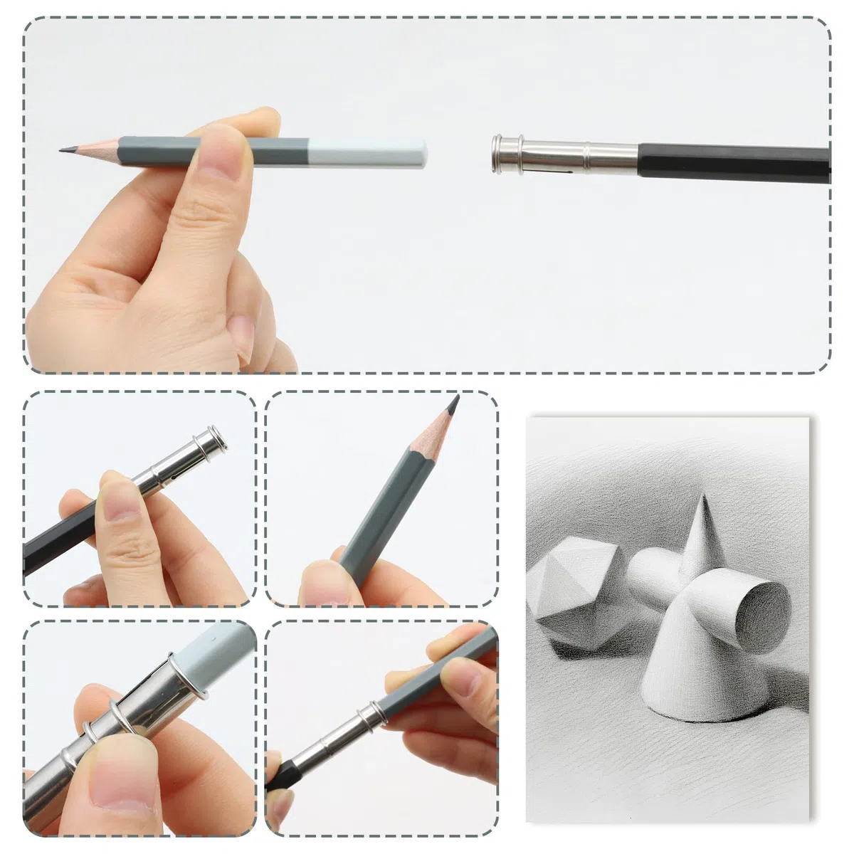 39-teiliges Zeichenset Skizzenstifte Set, Zeichenstifte Künstlerbedarf mit Skizzenbuch Graphitstiften Pastellkreiden, Kohlestiften, Professionelles Zeichenset für Erwachsene, Künstler und Anfänger